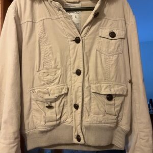 Aeropostale Light Tan Utility Jacket